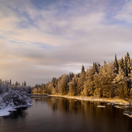 Finnland Välisuvanto Sonnenuntergang - Fine Art Print