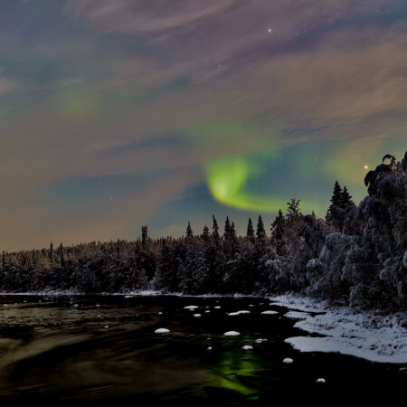 Finnland Välisuvanto Nordlichter - Fine Art Print